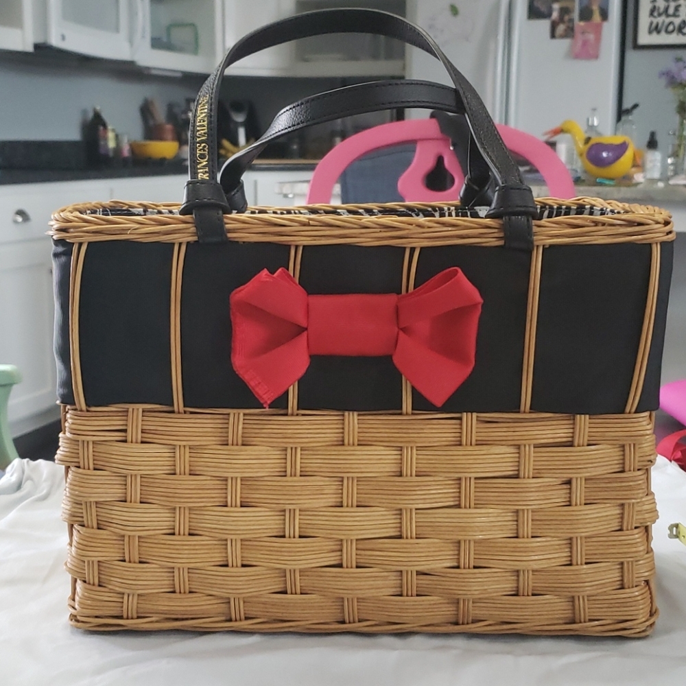 Frances Valentine wicker tote